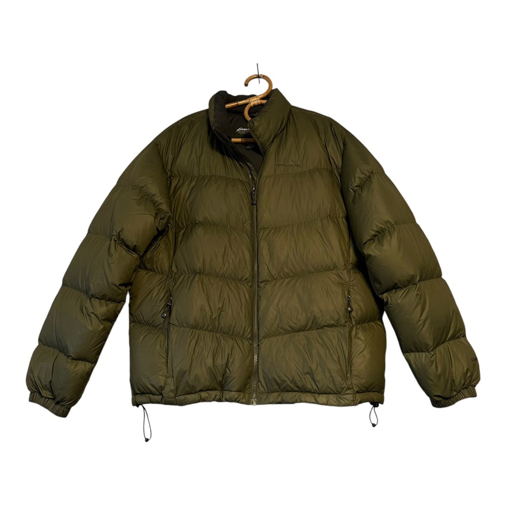 Eddie Bauer | Green 700 Fill Goose Down Puffer‎ Jacket Size L